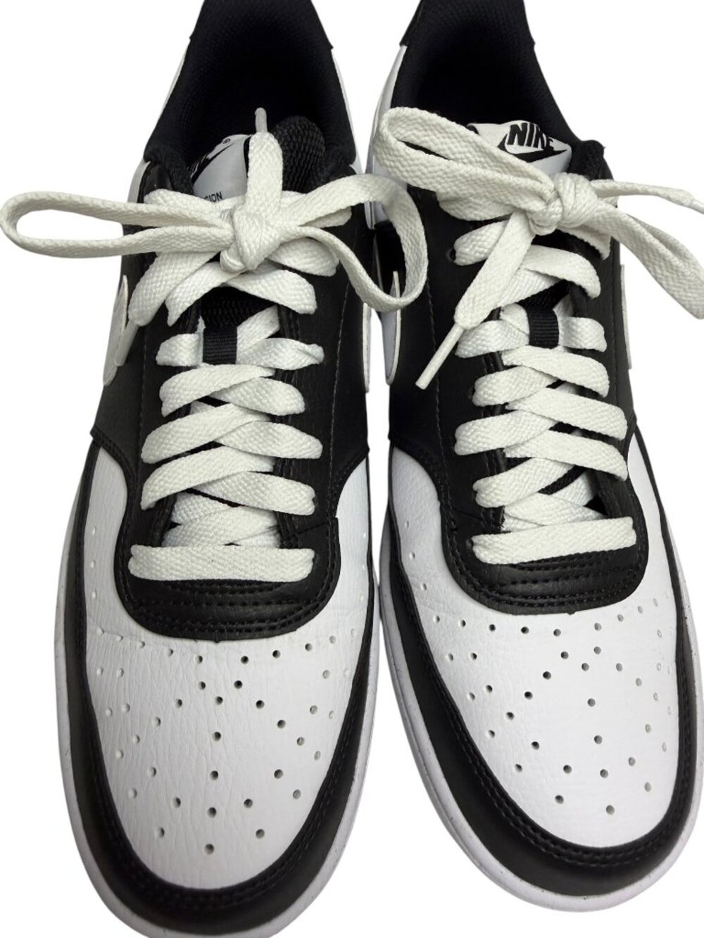 Nike Court Vision Low Next Nature Sneakers Tennis Shoes Women Panda 11 NWOT - Picture 6 of 13